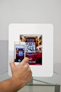 Tablet Enclosures and iPad Kiosks work with QR Codes