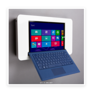 Shell+ 12 Wall Mounted Tablet Enclosure with Keyboard Support