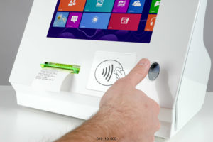 019_10_000 Integrator Pro Tablet Kiosk with Printer, Contactless Reader and Fingerprint Scanner-2