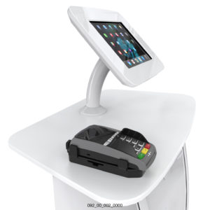 Pin Entry Device Holder for Countertops and Tablet Kiosks