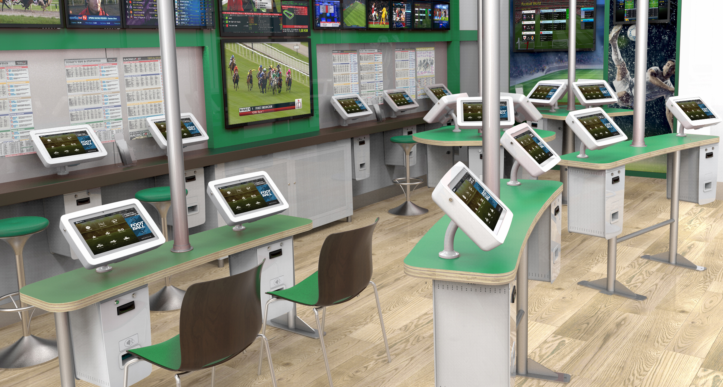 Tablet Kiosks and iPad Enclosures for Casino and Gambling