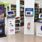 Visual of imageHOLDERS library self-service kiosk range
