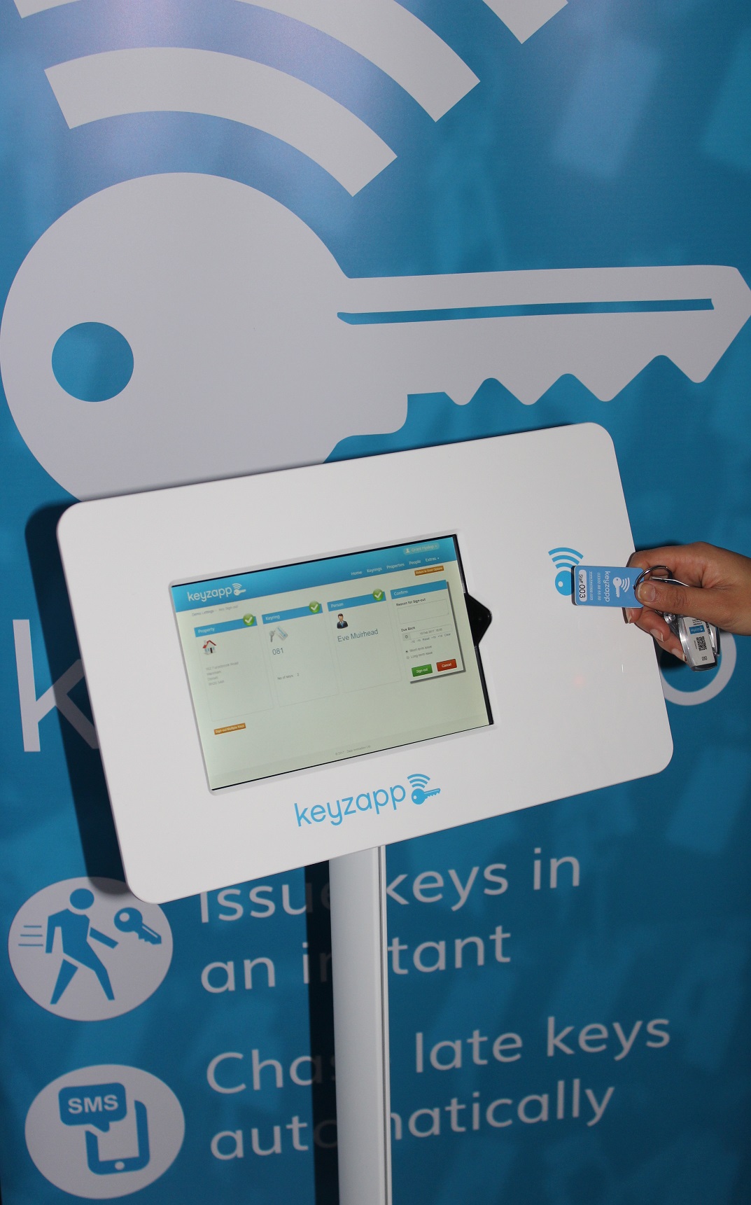 imageHOLDERS develop key management kiosk with Keyzapp