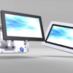 Image showing the construction of two imageHOLDERS wall-mounted tablet enclosures