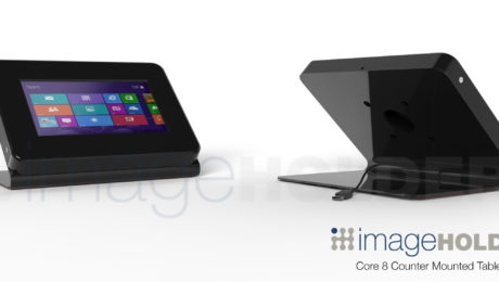 Core 8 Counter Mounted Tablet Enclosure in Black