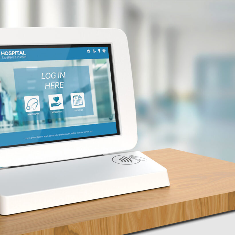 Patient SelfCheckIn Healthcare Kiosks imageHOLDERS